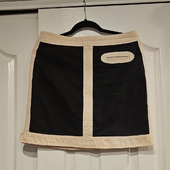 Marc Jacobs Women's White and Black Skirt Sz 8 - Picture 1 of 11